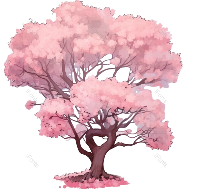 天空图片,花瓣元素,樱花PNG,风景免抠素材